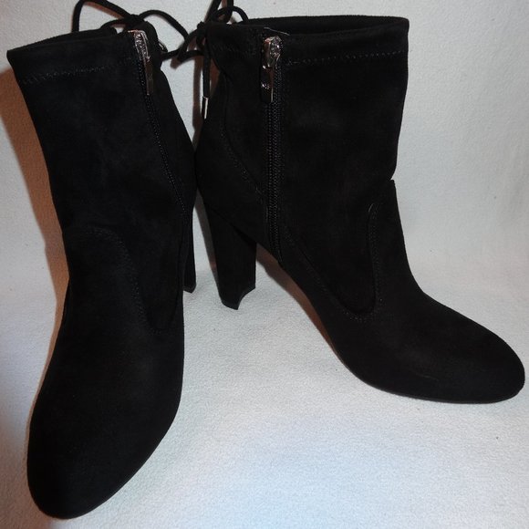 Marc Fisher Black Ankle Boots Size 6 - Picture 4 of 9